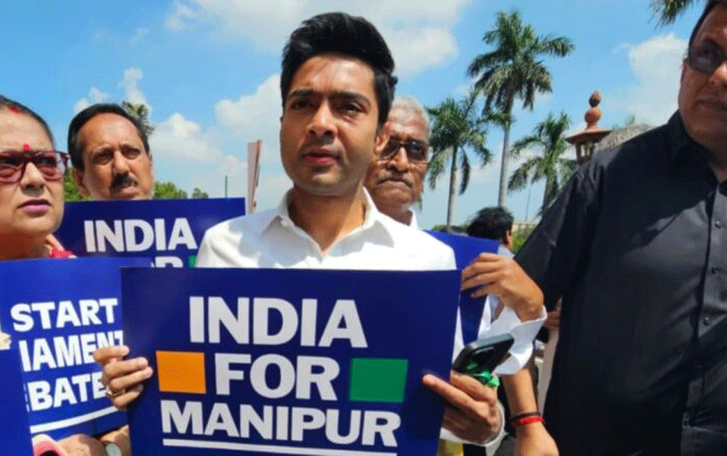 মণিপুর ইস্যুতে দিল্লিতে একজোটে বিক্ষোভ